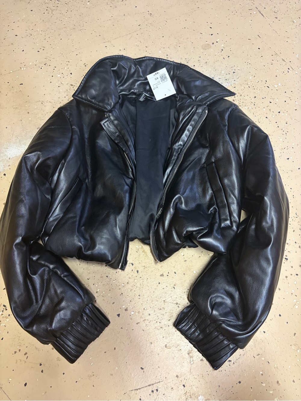 Forever 21 Black Faux Leather Jacket